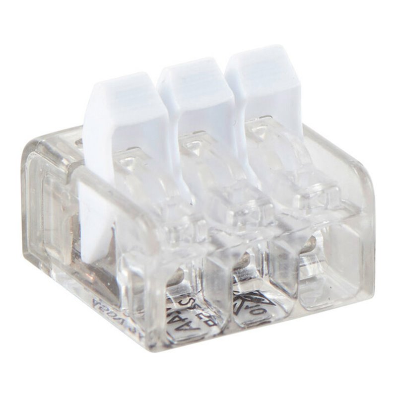 Heidemann Verbindungsklemme m. Hebel 3x0,2-2,5 qmm 100 St. 22