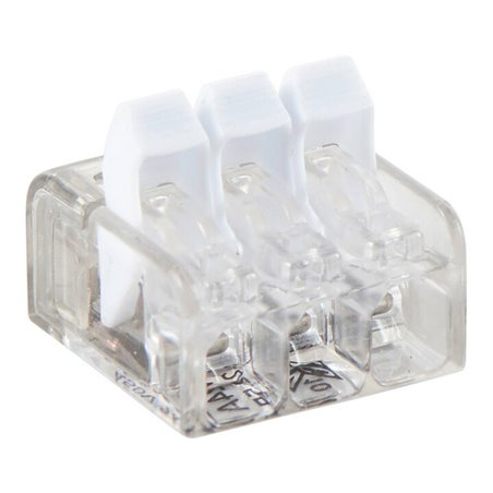 Heidemann Verbindungsklemme m. Hebel 3x0,2-2,5 qmm 100 St. 22