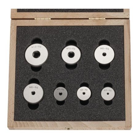 Helios-Preisser Gewinde-Gutlehrringe im Satz, 67tlg M3 - M12