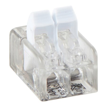 Heidemann Verbindungsklemme m. Hebel 2x0,2-2,5 qmm 100 St.