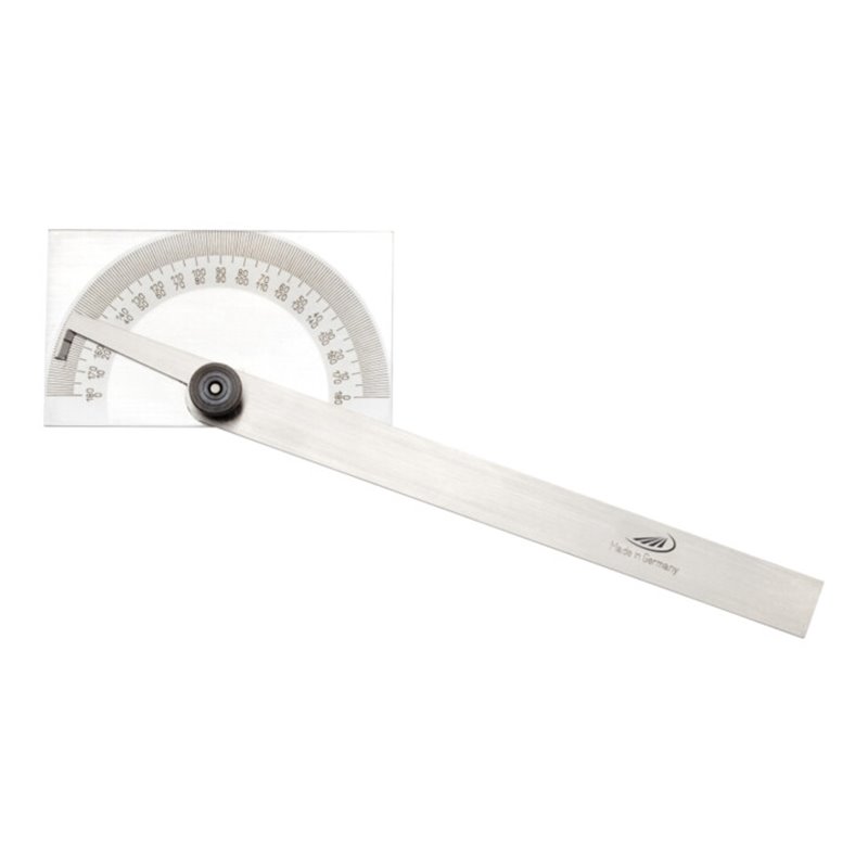 Helios-Preisser Gradmesser mit rechteckig er Platte Chr. 85x150 mm