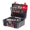Wiha Werkzeugkoffer XL 2 electric 41-tlg., I Werkzeugkoffer gefüllt für Elektriker mit Tragegurt