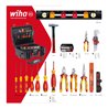 Wiha Werkzeugkoffer XL 2 electric 41-tlg., I Werkzeugkoffer gefüllt für Elektriker mit Tragegurt