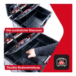 Wiha Werkzeugkoffer XL 2 electric 41-tlg., I Werkzeugkoffer gefüllt für Elektriker mit Tragegurt