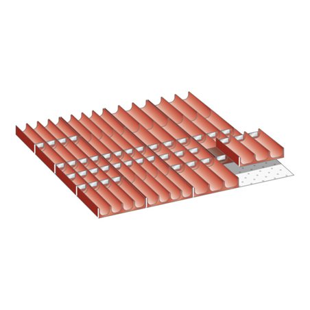 Lista Set Mulden 36x36E (BxTxFH) 612x612x50mm