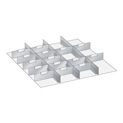Lista Set Schlitzwände und Trennbleche 36x36E (BxTxFH) 612x612x200mm