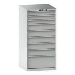 Lista Schubladenschrank 36x36E (BxTxH) 717x725x1450mm KEY Lock R7035