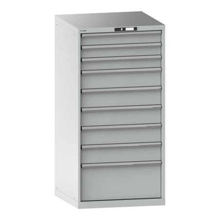 Lista Schubladenschrank 36x36E (BxTxH) 717x725x1450mm KEY Lock R7035