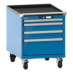 Lista Schubladenschrank mobil 27x36E (BxTxH) 564x725x723mm KEY Lock R5012