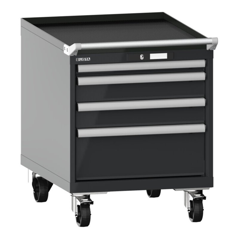 Lista Schubladenschrank mobil 27x36E (BxTxH) 564x725x723mm KEY Lock R7016