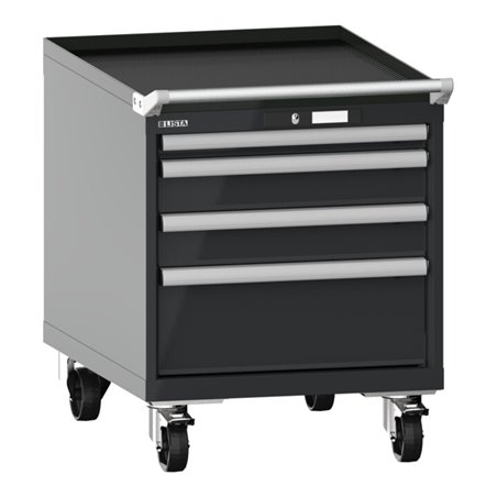 Lista Schubladenschrank mobil 27x36E (BxTxH) 564x725x723mm KEY Lock R7016
