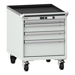 Lista Schubladenschrank mobil 27x36E (BxTxH) 564x725x723mm KEY Lock R7035
