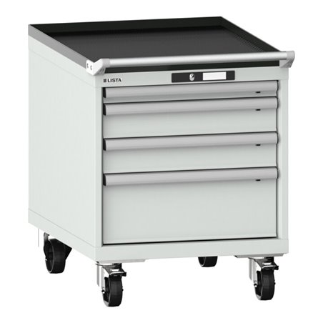 Lista Schubladenschrank mobil 27x36E (BxTxH) 564x725x723mm KEY Lock R7035