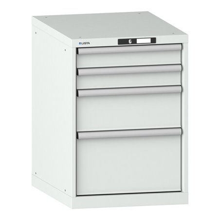 Lista Schubladenschrank 27x36E (BxTxH) 564x725x800mm KEY Lock R7035