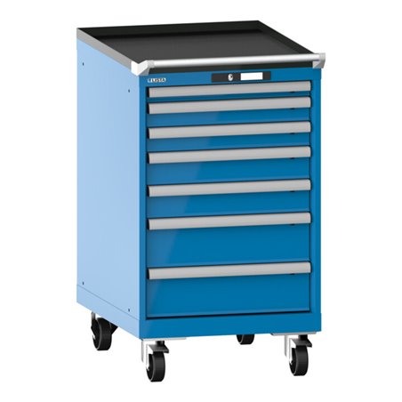 Lista Schubladenschrank mobil 27x36E (BxTxH) 564x725x990mm KEY Lock R5012