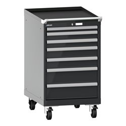 Lista Schubladenschrank mobil 27x36E (BxTxH) 564x725x990mm KEY Lock R7016