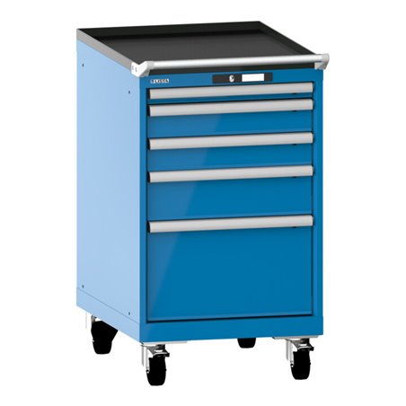 Lista Schubladenschrank mobil 27x36E (BxTxH) 564x725x990mm KEY Lock R5012