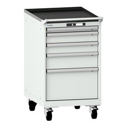 Lista Schubladenschrank mobil 27x36E (BxTxH) 564x725x990mm KEY Lock R7035