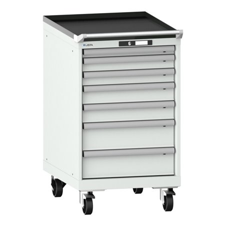 Lista Schubladenschrank mobil 27x36E (BxTxH) 564x725x990mm KEY Lock R7035