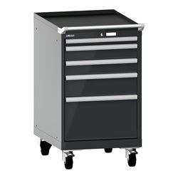 Lista Schubladenschrank mobil 27x36E (BxTxH) 564x725x990mm KEY Lock R7016