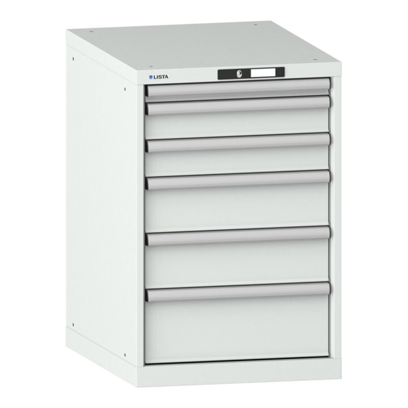 Lista Schubladenschrank 27x36E (BxTxH) 564x725x850mm KEY Lock R7035