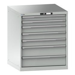 Lista Schubladenschrank 36x36E (BxTxH) 717x725x850mm KEY Lock R7035