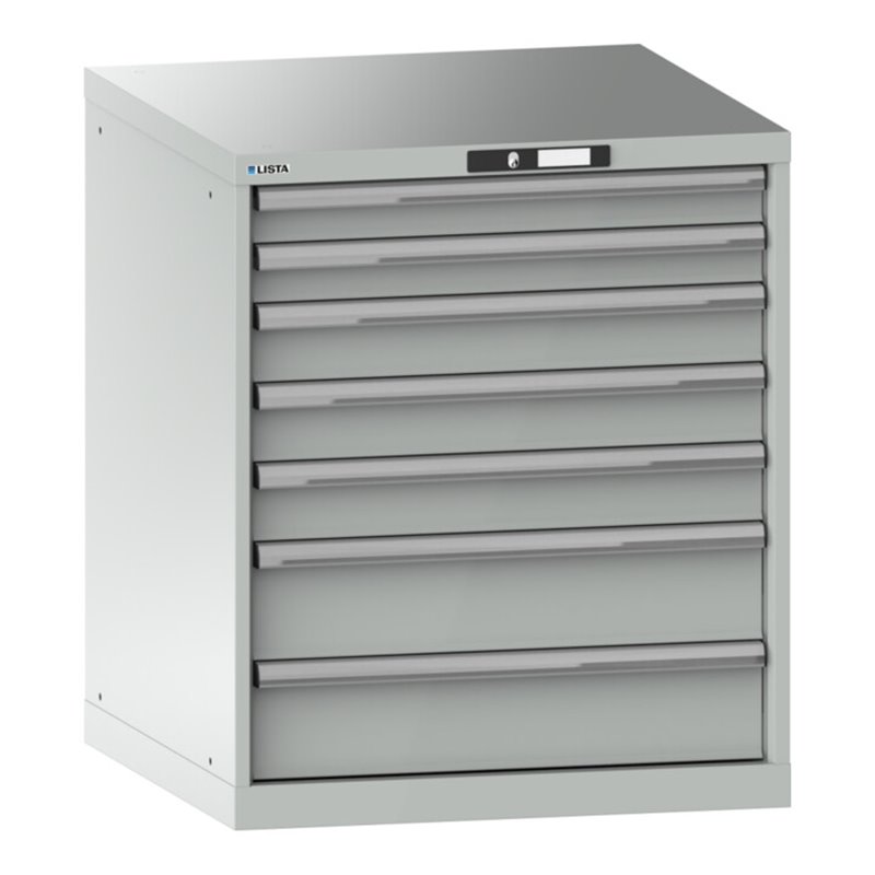 Lista Schubladenschrank 36x36E (BxTxH) 717x725x850mm KEY Lock R7035