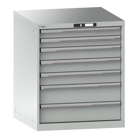 Lista Schubladenschrank 36x36E (BxTxH) 717x725x850mm KEY Lock R7035