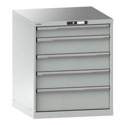 Lista Schubladenschrank 36x36E (BxTxH) 717x725x850mm KEY Lock R7035