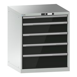 Lista Schubladenschrank 36x36E (BxTxH) 717x725x850mm KEY Lock R7035/N6502