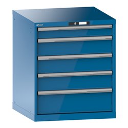 Lista Schubladenschrank 36x36E (BxTxH) 717x725x850mm KEY Lock R5012