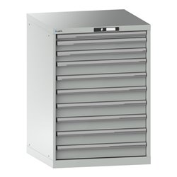 Lista Schubladenschrank 36x36E (BxTxH) 717x725x1000mm KEY Lock R7035