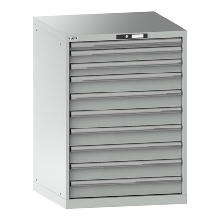 Lista Schubladenschrank 36x36E (BxTxH) 717x725x1000mm KEY Lock R7035