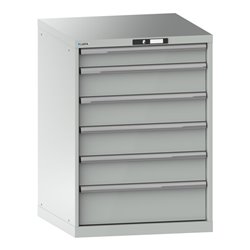 Lista Schubladenschrank 36x36E (BxTxH) 717x725x1000mm KEY Lock R7035