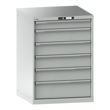Lista Schubladenschrank 36x36E (BxTxH) 717x725x1000mm KEY Lock R7035