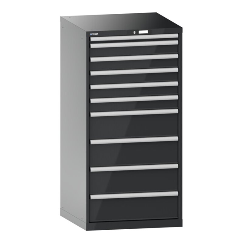 Lista Schubladenschrank 36x36E (BxTxH) 717x725x1450mm KEY Lock R7016