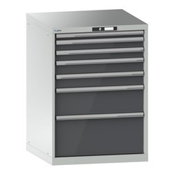 Lista Schubladenschrank 36x36E (BxTxH) 717x725x1000mm KEY Lock R7035/N6502