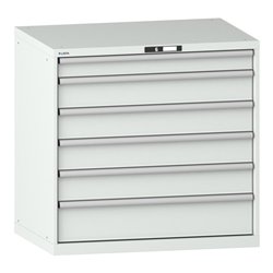 Lista Schubladenschrank 54x36E (BxTxH) 1023x725x1000mm KEY Lock R7035