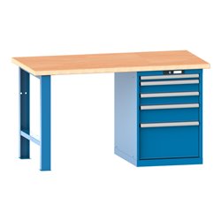 Lista Werkbank 27x36E (BxTxH) 2000x750x840mm Multiplex KEY Lock R5012