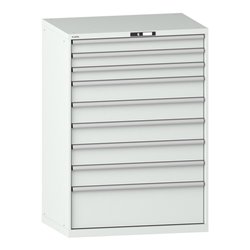 Lista Schubladenschrank 54x36E (BxTxH) 1023x725x1450mm KEY Lock R7035