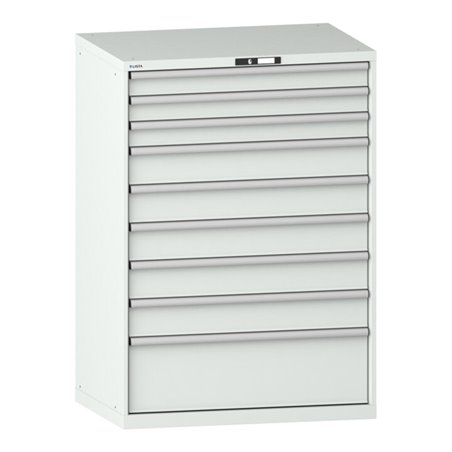 Lista Schubladenschrank 54x36E (BxTxH) 1023x725x1450mm KEY Lock R7035