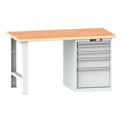 Lista Werkbank 27x36E (BxTxH) 1500x750x840mm Multiplex KEY Lock R7035