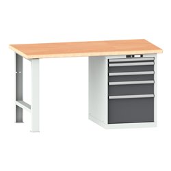 Lista Werkbank 27x36E (BxTxH) 2000x750x840mm Multiplex KEY Lock R7035/N6502