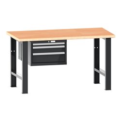 Lista Werkbank 27x36E (BxTxH) 2000x750x840mm Multiplex KEY Lock R7016