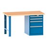 Lista Werkbank 27x36E (BxTxH) 2000x750x840mm Multiplex KEY Lock R5012