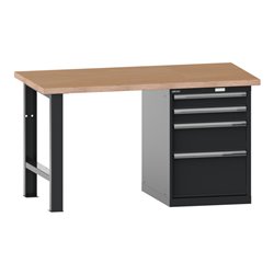 Lista Werkbank 27x36E (BxTxH) 2000x750x840mm Multiplex KEY Lock R7016