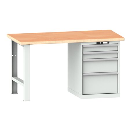 Lista Werkbank 27x36E (BxTxH) 2000x750x840mm Multiplex KEY Lock R7035