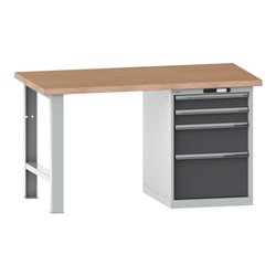 Lista Werkbank 27x36E (BxTxH) 2000x750x840mm Multiplex KEY Lock R7035/N6502