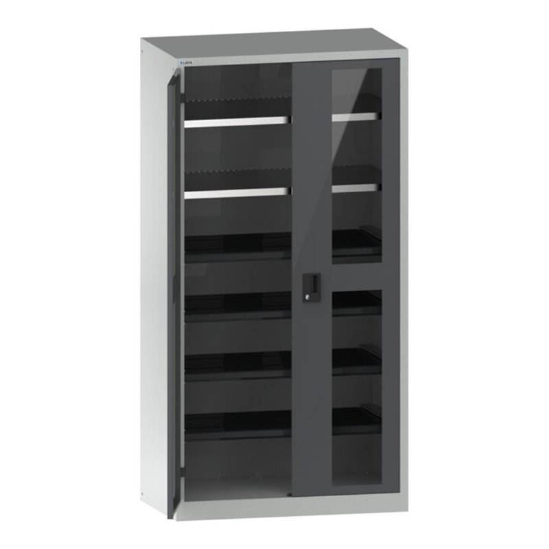 Lista Flügeltürschrank (BxTxH) 1000x580x1950mm KEY Lock R7035/N6502