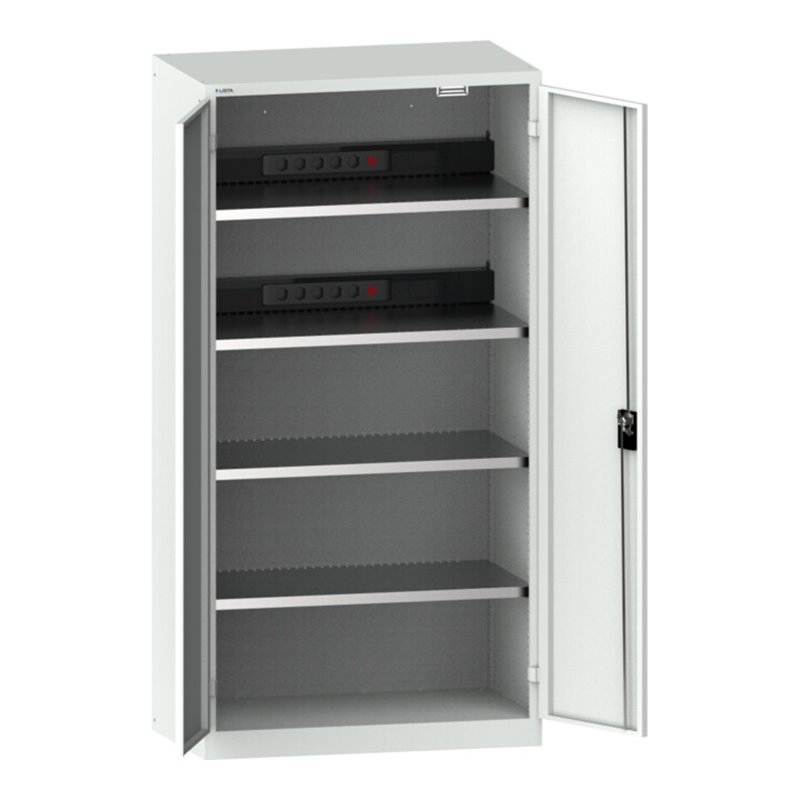 Lista Akku-Ladeschrank (BxTxH) 1000x580x1950mm Typ D KEY Lock R7035